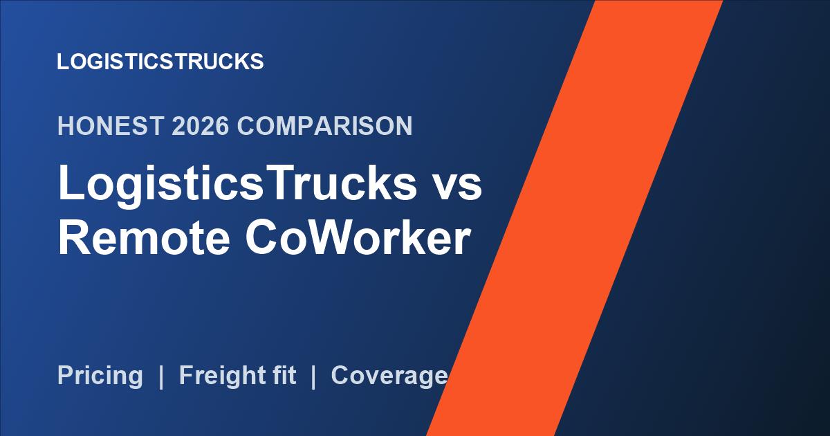 LogisticsTrucks vs Remote CoWorker for Trucking Virtual Assistants thumbnail