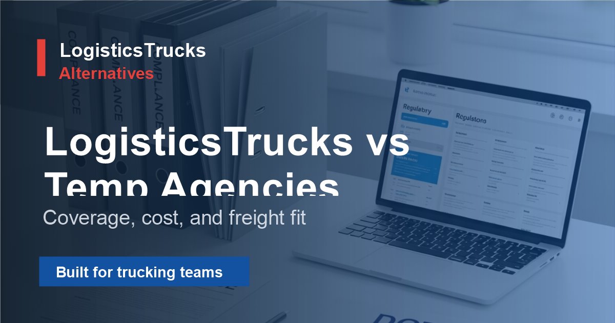 LogisticsTrucks vs Temp Agencies for Trucking Admin (2026) thumbnail
